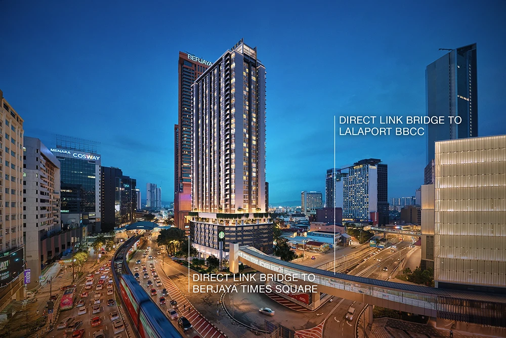 Prime location with PNB building view